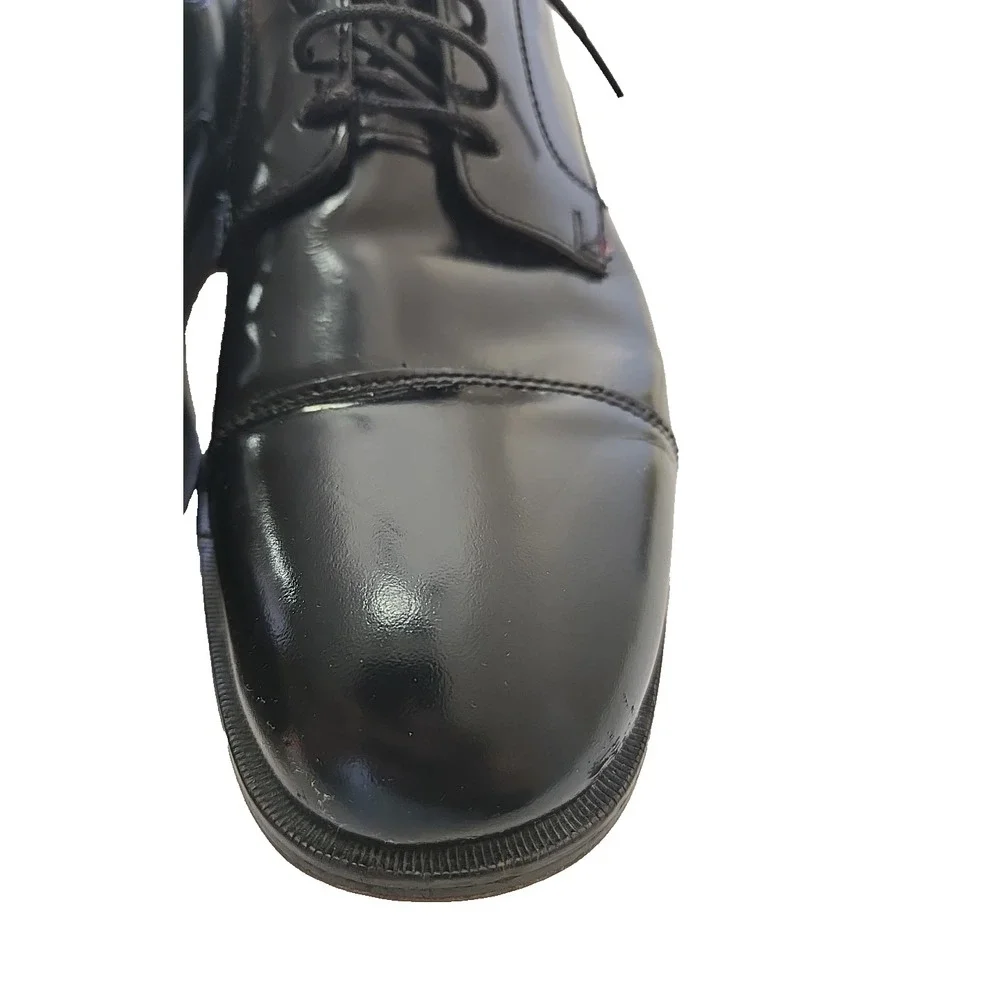 Nunn Bush Dress Shoes Men's 10M Black Leather Oxford Comfort Gel Insole